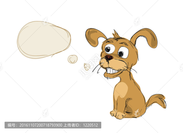 狗的手繪