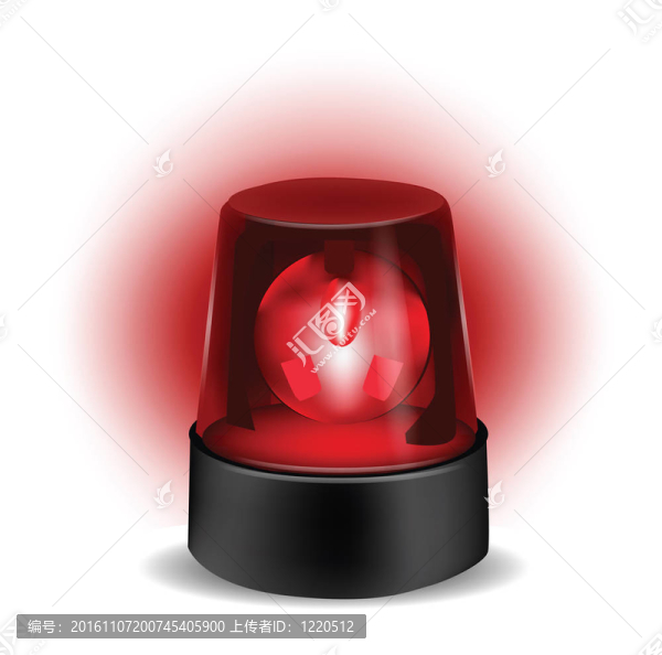 白色的紅色手電筒