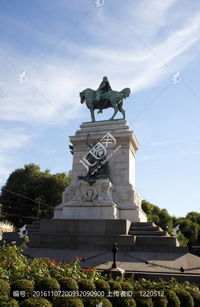 Garibaldi紀(jì)念碑在米蘭
