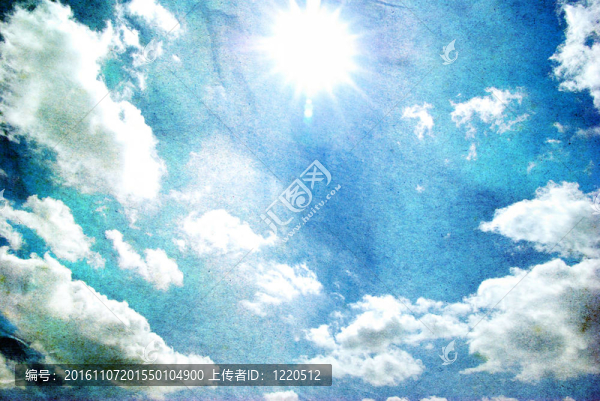 有云的天空