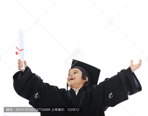 畢業(yè)文憑小學生；成功小學