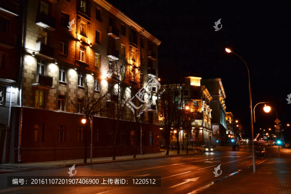 明斯克夜景觀