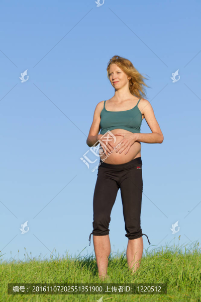 懷孕的女人