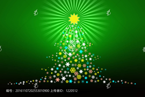 程式化的設(shè)計(jì)illustartion圣誕樹(shù)
