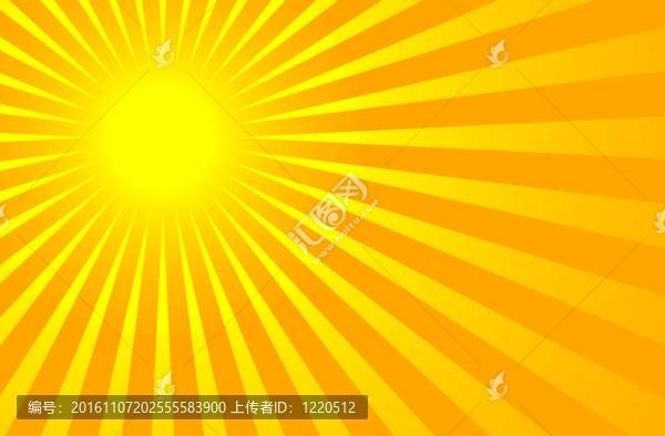 炎熱的夏天的太陽