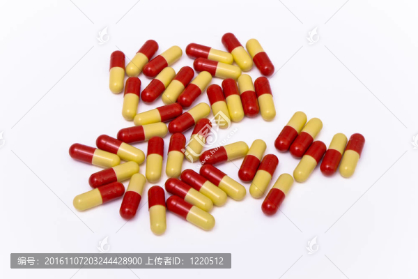 五顏六色的膠囊