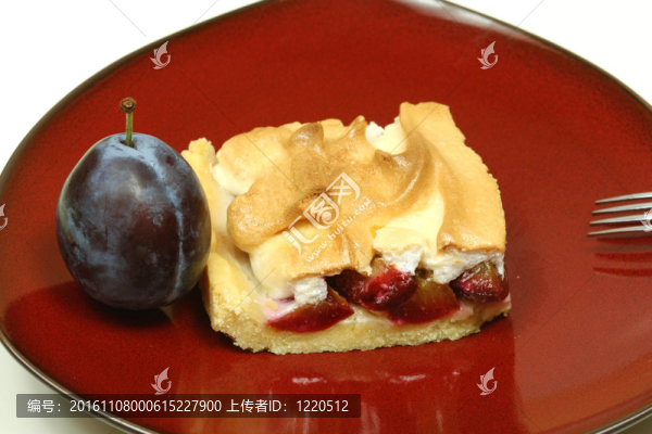 一塊梅花蛋糕