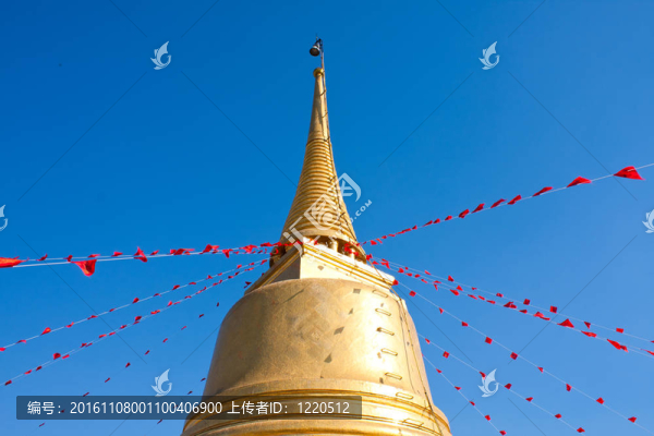 泰國佛教塔。