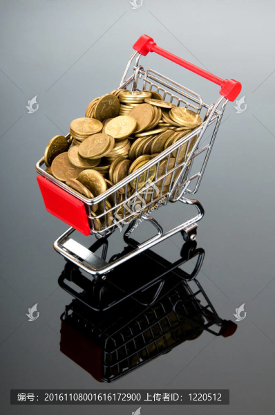 購物車和金幣