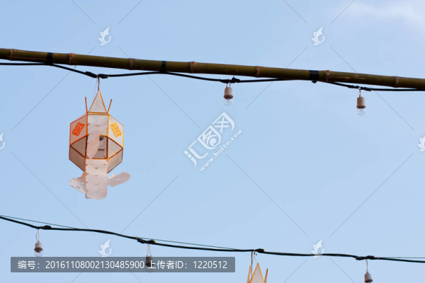 泰國北部的燈光。