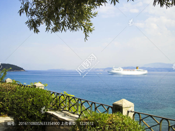 Kerkyra海濱；Corfu；希臘
