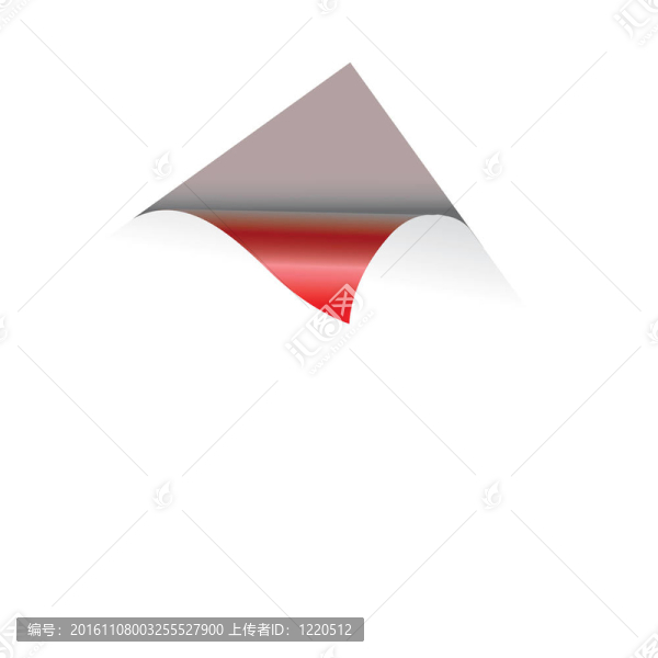 具有曲線邊緣的紙