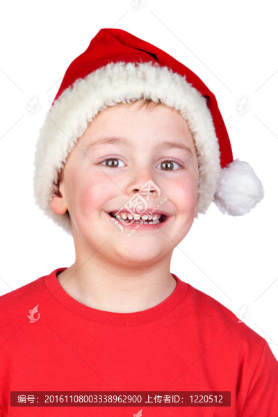 可愛的孩子與Santa,Hat