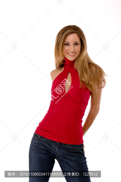 白色的金發(fā)美女