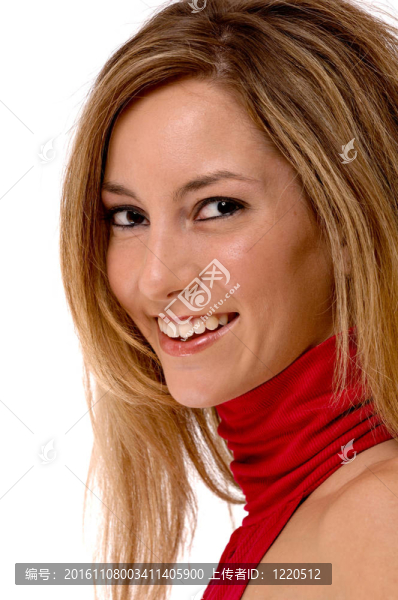 白色的金發(fā)美女