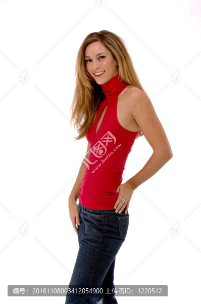 白色的金發(fā)美女