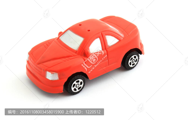 紅色的玩具車