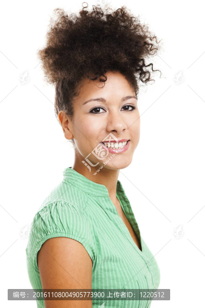 美女的微笑