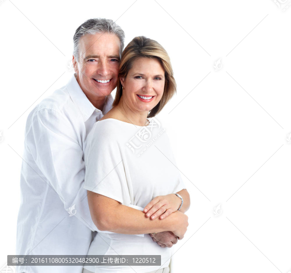 幸福老年夫婦。