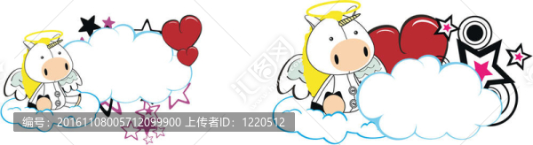 獨(dú)角獸兒童卡通天使