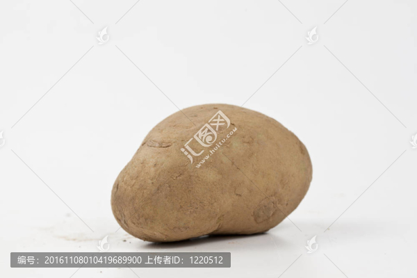 生土豆在麻布袋分離