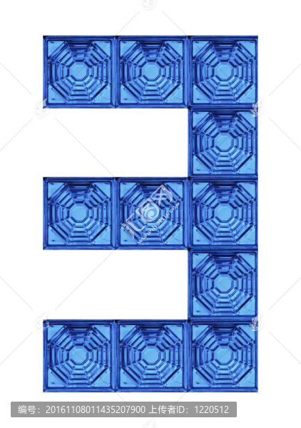 玻璃塊的3