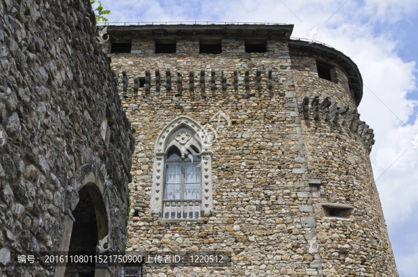 compiano城堡。Emilia,Romagna。意大利.