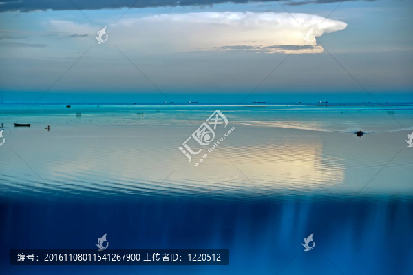 海洋日出背景圖片