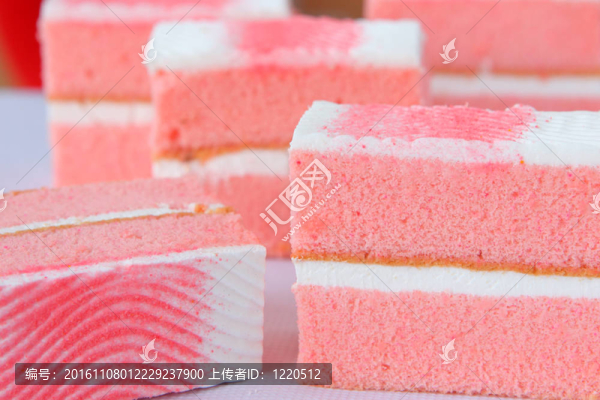 美味的草莓蛋糕