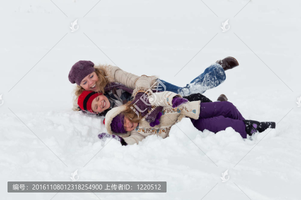 在雪中的樂趣