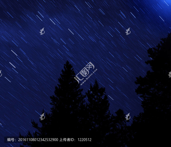 夜空中的星星