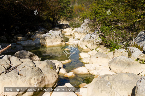 髂瀑布河；Pinarbasi；卡斯塔莫努；土耳其