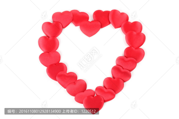 五彩的心