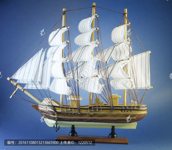 藍色帆船