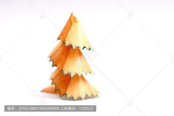 鉛筆刨圣誕樹