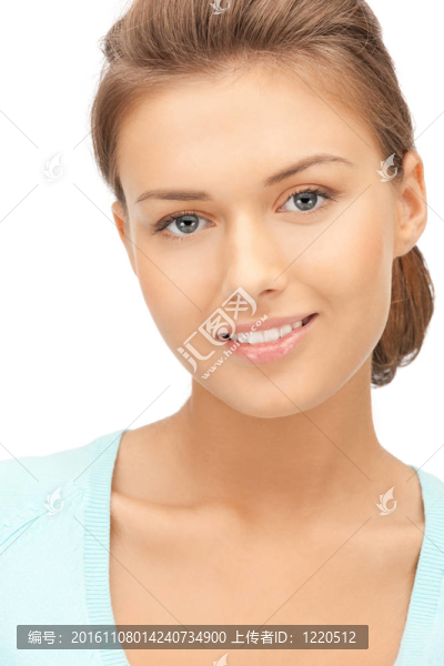 幸福和微笑的女人