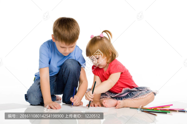 兒童畫彩色鉛筆
