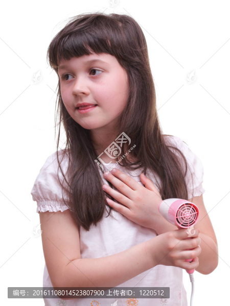 孩女曬發(fā)