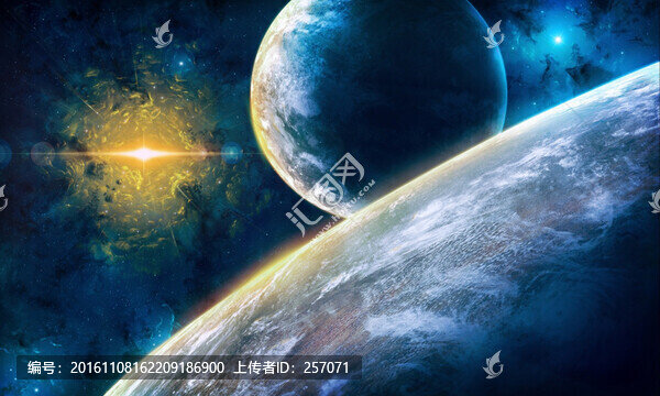 宇宙地球星空未分層tif