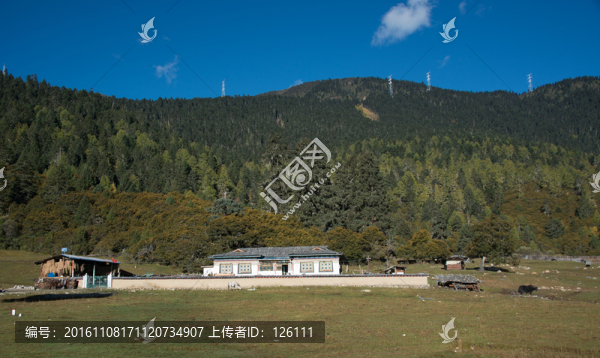 魯朗小鎮(zhèn)景色