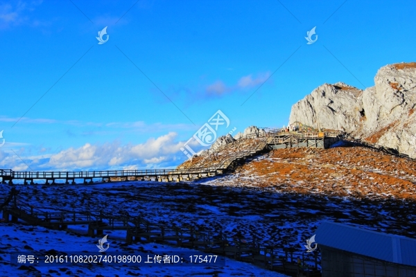 漂亮的冰川雪山