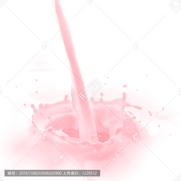 草莓牛奶飛濺