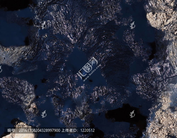 油焦油背景；溢油；油氣