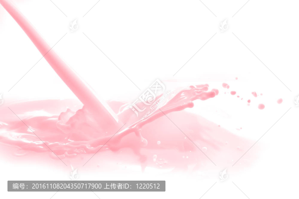 草莓牛奶飛濺