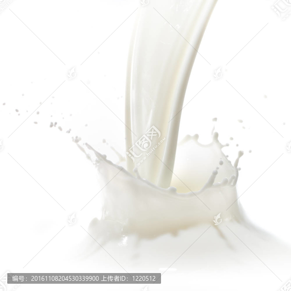 牛奶濺