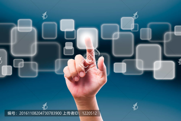 觸摸屏上的手動按鈕