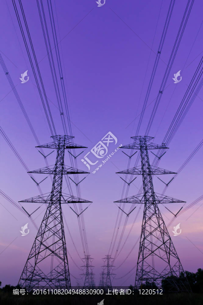 電力高壓電源塔