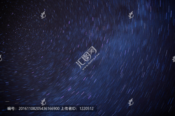 星夜-星光大道在夜空