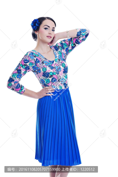 美麗的年輕女性白人孤立