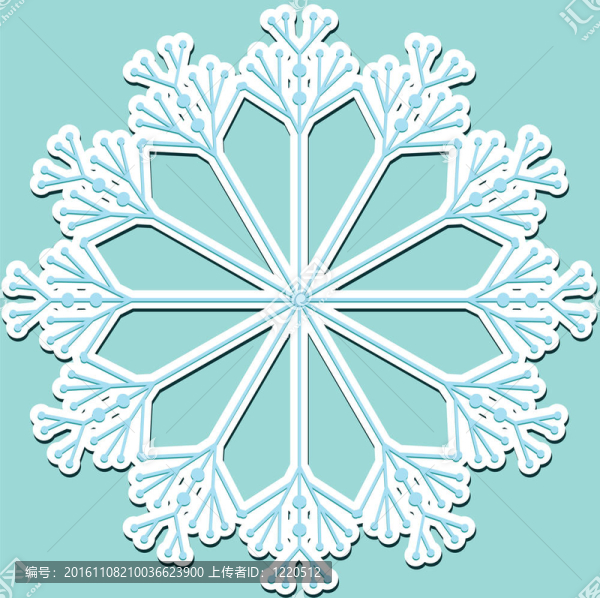 背景雪花